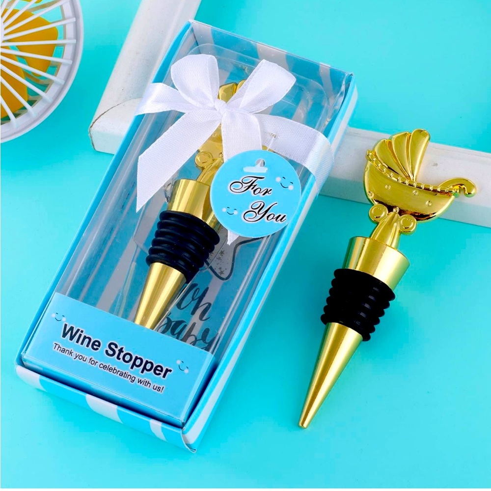 NWT 10pcs Baby Carriage Wine Stopper